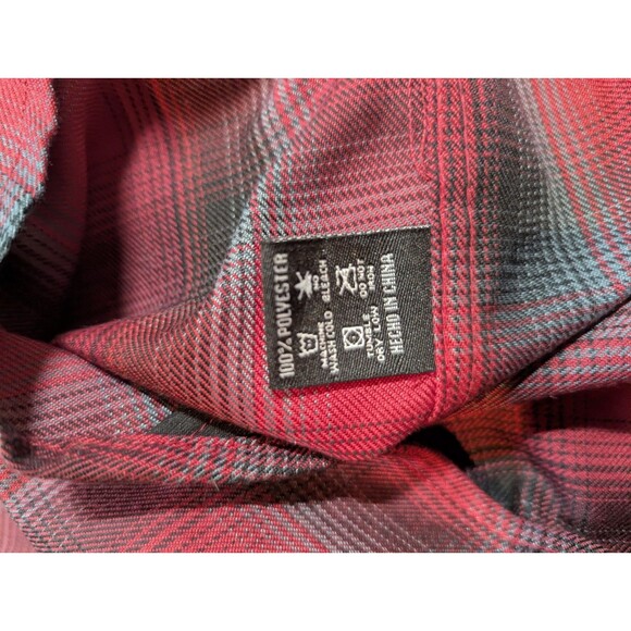 Dixxon Flannel Co. Sick Of It All Plaid Shirt Men’s XL Red Black Long Sleeve - Picture 6 of 9